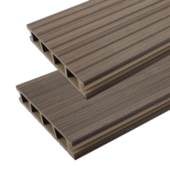 BERGDECK PURE Walnut kompozitná palubovka, brúsená 240 × 15 × 2,5 cm